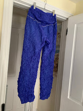 Load image into Gallery viewer, aw1999 Issey Miyake Blue Crinkled Bungee Pants - Size M