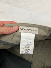 Load image into Gallery viewer, 2000s Armani Military Pants with Front Thigh Cargo Pocket Hem Slit Detailing - Size L