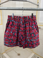 Load image into Gallery viewer, 1990s Katharine Hamnett Red Hawaiian Print Shorts - Size M
