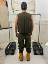 Load image into Gallery viewer, 1990s Armani Military Olive Quilted Vest - Size M