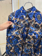 Load image into Gallery viewer, 1980s Katharine Hamnett Oversized Floral Cargo Pocket Shirt - Size OS