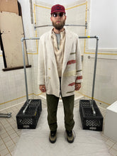 Load image into Gallery viewer, ss1992 Yohji Yamamoto Woven Silk Patched Double Breasted Blazer - Size XL