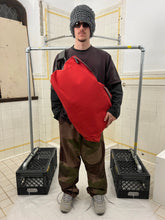 Load image into Gallery viewer, Late 1990s Mandarina Duck Oversize Red 'Basis' Duffle Bag - Size OS