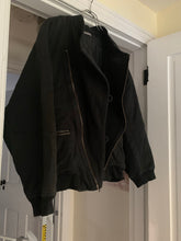 Load image into Gallery viewer, 1980s Issey Miyake Dual Backzip Heavy Cotton Bomber Jacket with Asymmetric Closure - Size XL