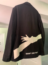 Load image into Gallery viewer, ss2009 Yohji Yamamoto "Dont Do That" Applique Hand Jacket - Size XL