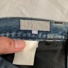 Load image into Gallery viewer, 1990s CDGH Faded Vintage White Label Denim with Knee Blowout - Size S