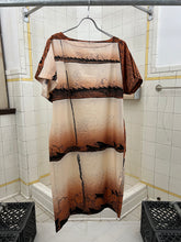 Load image into Gallery viewer, 1980s Issey Miyake Graphic Landscape Long Dress Shirt - Size M