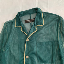 Load image into Gallery viewer, 1995 CDGH+ Teal Mesh Polyester Pajama Jacket - Size M