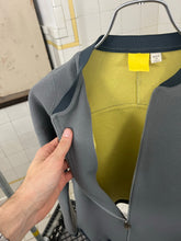 Load image into Gallery viewer, 2000s Mandarina Duck Slate Grey Cropped Contemporary Textured Zipper Cardigan - Size XS