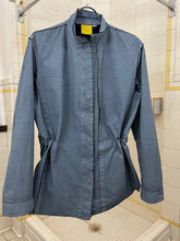 Load image into Gallery viewer, 2000s Mandarina Duck Raw Cut Coated Fabric Shirt Jacket with Contrast Detailing - Size M