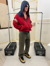 Load image into Gallery viewer, 1980s Armani Rib Knit Bomber with Removable Sleeves and Backzip Hood - Size M