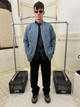 Load image into Gallery viewer, 2000s Mandarina Duck Raw Cut Coated Fabric Shirt Jacket with Contrast Detailing - Size M