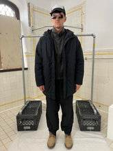 Load image into Gallery viewer, Late 1990s Mandarina Duck Black Hooded Down Parachute Parka - Size L