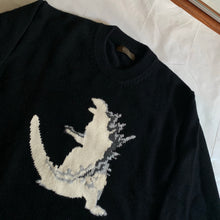 Load image into Gallery viewer, 1990s Yohji Yamamoto Intarsia Godzilla Sweater - Size M