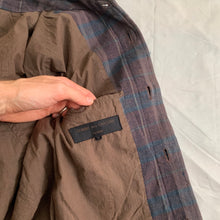 Load image into Gallery viewer, 1980s CDGH Earth Tone Plaid Work Blouson - Size L