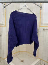 Load image into Gallery viewer, 1980s Marithe Francois Girbaud x Maillaparty Wide Neck Cropped Sweater - Size M