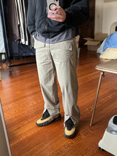 Load image into Gallery viewer, 2000s Armani Military Pants with Front Thigh Cargo Pocket Hem Slit Detailing - Size L