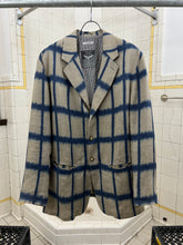 Load image into Gallery viewer, 1990s Armani Checkered Dyed Beige Linen Blazer - XL