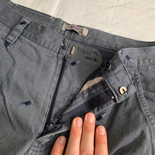 Load image into Gallery viewer, 2000s Lad Musician Gunmetal Modular Zip Offs with Pill Embroidery - Size M