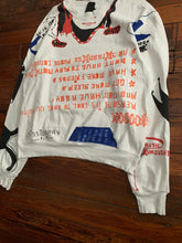 Load image into Gallery viewer, 2000s Bernhard Willhelm White Graphic Crewneck - Size M