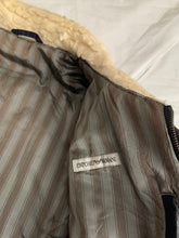Load image into Gallery viewer, 1990s Armani Quilted B-3 Jacket with Sherpa Lined Collar and Extended Hem - Size XL