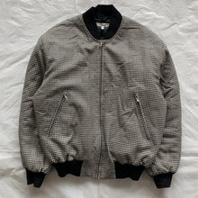 Load image into Gallery viewer, 1990s Katharine Hamnett Houndstooth Bomber Jacket - Size M