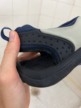 Load image into Gallery viewer, 2000s Oakley ‘Solid Smoke’ Sandals in Blue and Grey - Size 7.5 US
