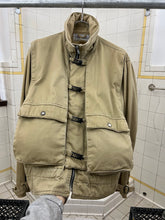 Load image into Gallery viewer, 1980s Marithe Francois Girbaud x Complements Washed Khaki Cargo Jacket with Metal Clasp Closures - Size M