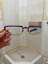 Load image into Gallery viewer, 1990s Issey Miyake x Alain Mikli Multi-Fold Purple and Green Sunglasses - Size OS