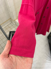 Load image into Gallery viewer, ss1995 Issey Miyake Oversized Object Dyed Magenta Shirt - Size XL