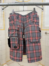 Load image into Gallery viewer, ss2005 Junya Watanabe x Porter Plaid Cargo Shorts - Size M