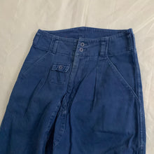 Load image into Gallery viewer, 1980s Katharine Hamnett High Waist &amp; Tapered Military Trousers - Size M