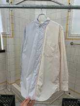 Load image into Gallery viewer, 2000s Comme des Garcons Homme Reconstructed Two Part Poplin Shirt - Size M