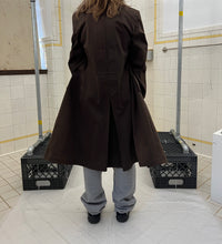 Load image into Gallery viewer, 2000s Mandarina Duck Double Breasted Trench Coat with Back Pleat Detailing - Size XS