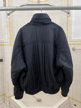 Load image into Gallery viewer, 1980s Issey Miyake Quilted Black Bomber Jacket - Size L