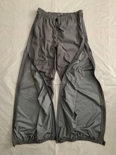 Load image into Gallery viewer, 1990s Lad Musician Gunmetal Full Side Zip Nylon Pants - Size OS