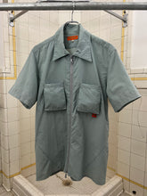 Load image into Gallery viewer, 1990s Mickey Brazil Mint Zippered Work Shirt - Size S