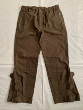 Load image into Gallery viewer, 2000s Armani Mud Brown Flared Military Bondage Pants - Size L