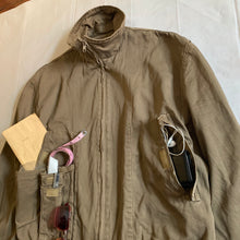 Load image into Gallery viewer, 1980s Katharine Hamnett High Neck Beige Cargo Blouson - Size L