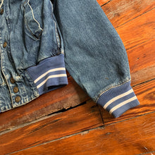 Load image into Gallery viewer, 1980s Katharine Hamnett Denim Teddy Jacket - Size L
