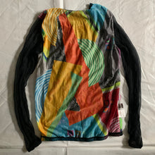 Load image into Gallery viewer, ss1997 Yohji Yamamoto Mesh Geometric Print Top - Size M