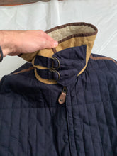 Load image into Gallery viewer, 1990s Armani Quilted B-3 Jacket with Sherpa Lined Collar and Extended Hem - Size XL