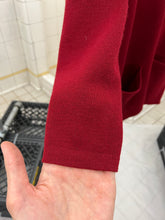 Load image into Gallery viewer, 1980s Marithe Francois Girbaud x Maillaparty Extended Red Hooded Zip-up Sweater - Size M
