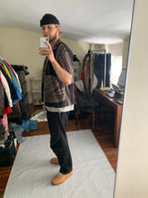 Load image into Gallery viewer, ss1992 Issey Miyake Earth Tone Boxy Cut Brutalist Rayon Shirt - Size XL