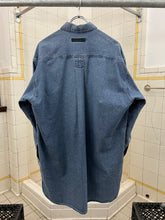 Load image into Gallery viewer, 1980s Katharine Hamnett Light Wash Denim Cargo Shirt - Size L