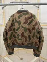 Load image into Gallery viewer, 1990s Armani Quilted Duck Camo Bomber - Size L