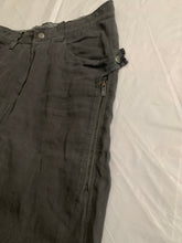 Load image into Gallery viewer, 2000s Armani Linen Workpant with Pocket Gimmick - Size XL