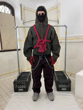 Load image into Gallery viewer, Seeing Red Green Dyed Elephant Trunk Hoodie with Red Token Bag - Size OS