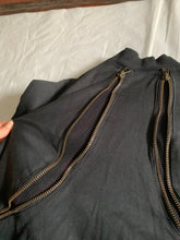 Load image into Gallery viewer, 1980s Issey Miyake Dual Backzip Heavy Cotton Bomber Jacket with Asymmetric Closure - Size XL