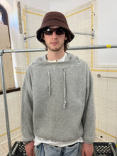 Load image into Gallery viewer, 1980s Marithe Francois Girbaud x Les Millesimes Ribbed Boat Neck Knit Hoodie - Size M